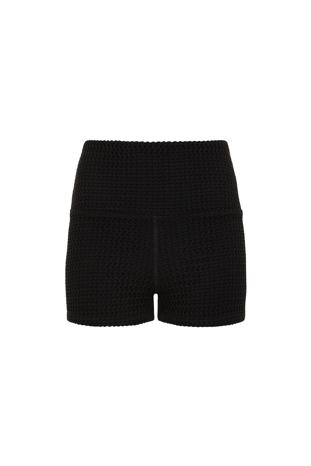 Montce - Black Crochet Micro Bike Short -