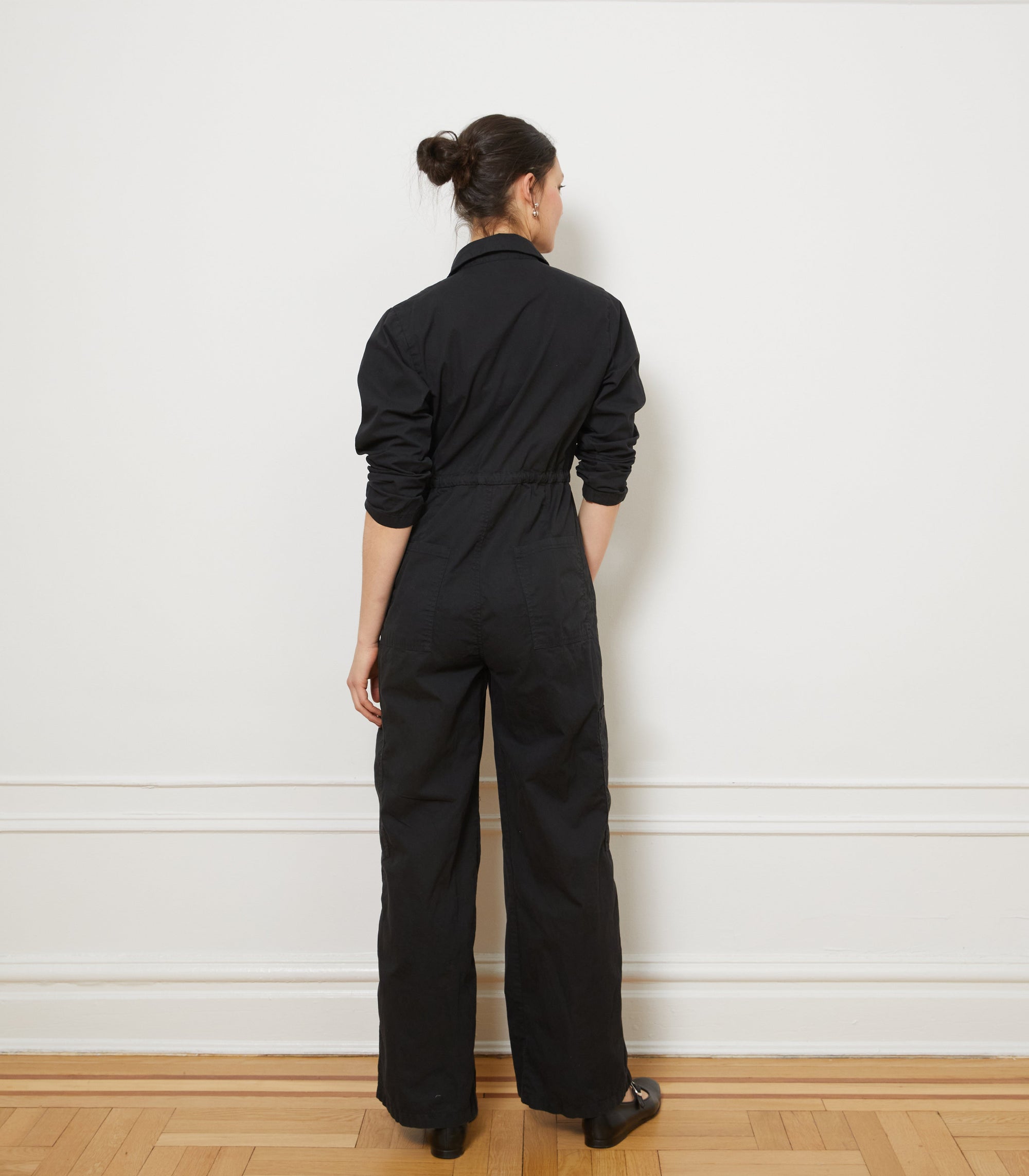 Loup - Spencer Cargo Zip Jumpsuit - Black -
