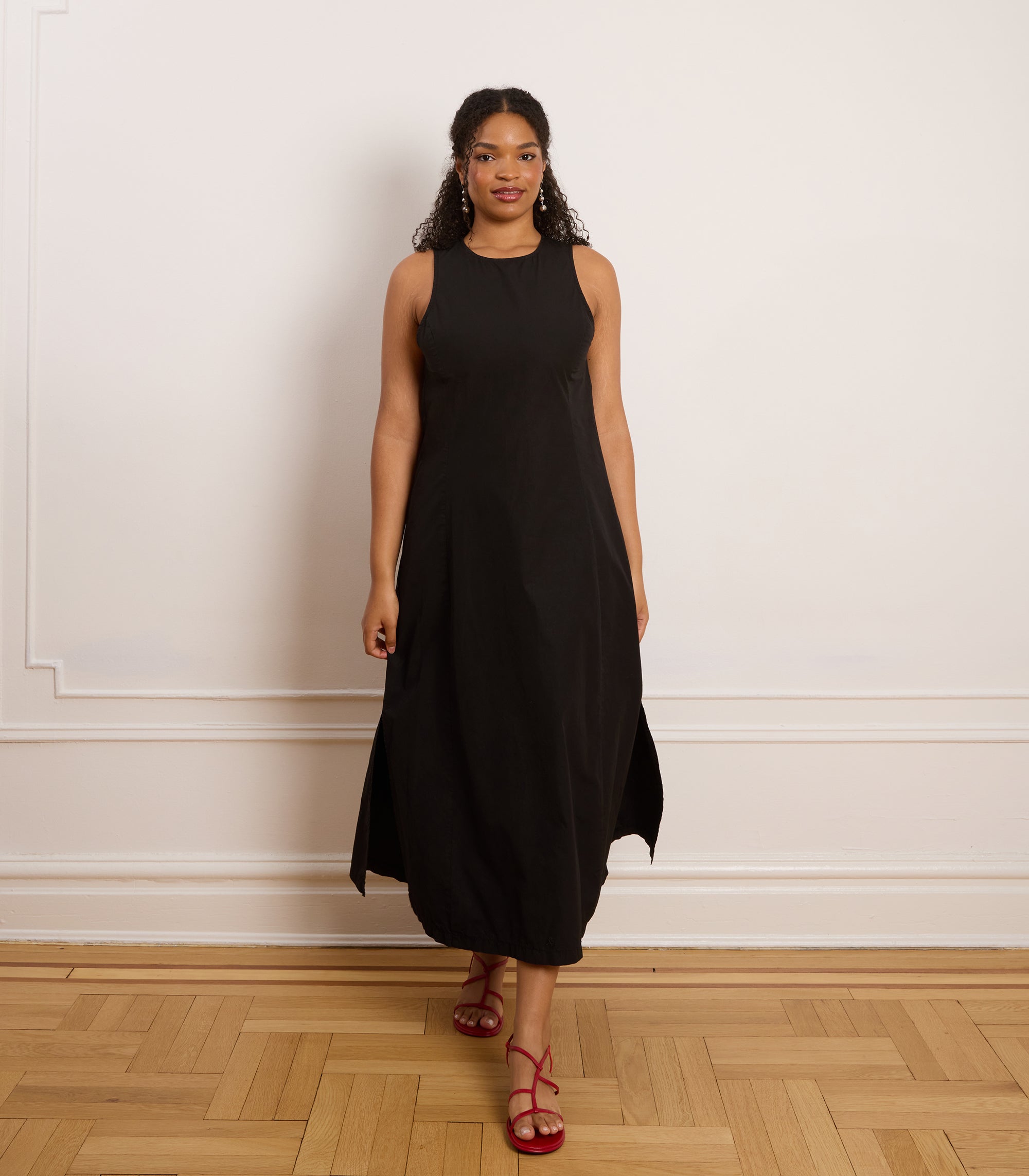 Loup - Tyler Midi Dress - Black -