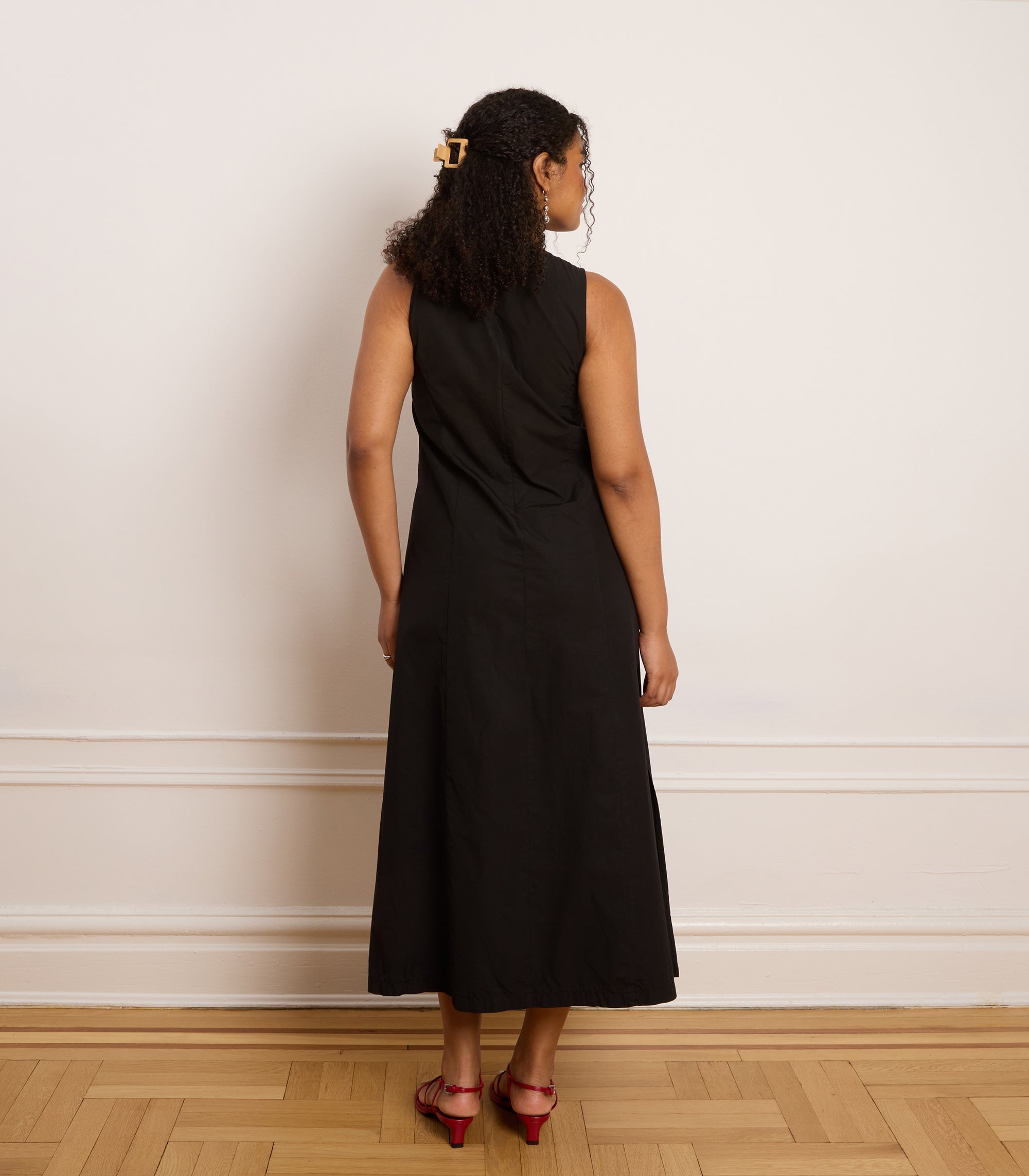 Loup - Tyler Midi Dress - Black -