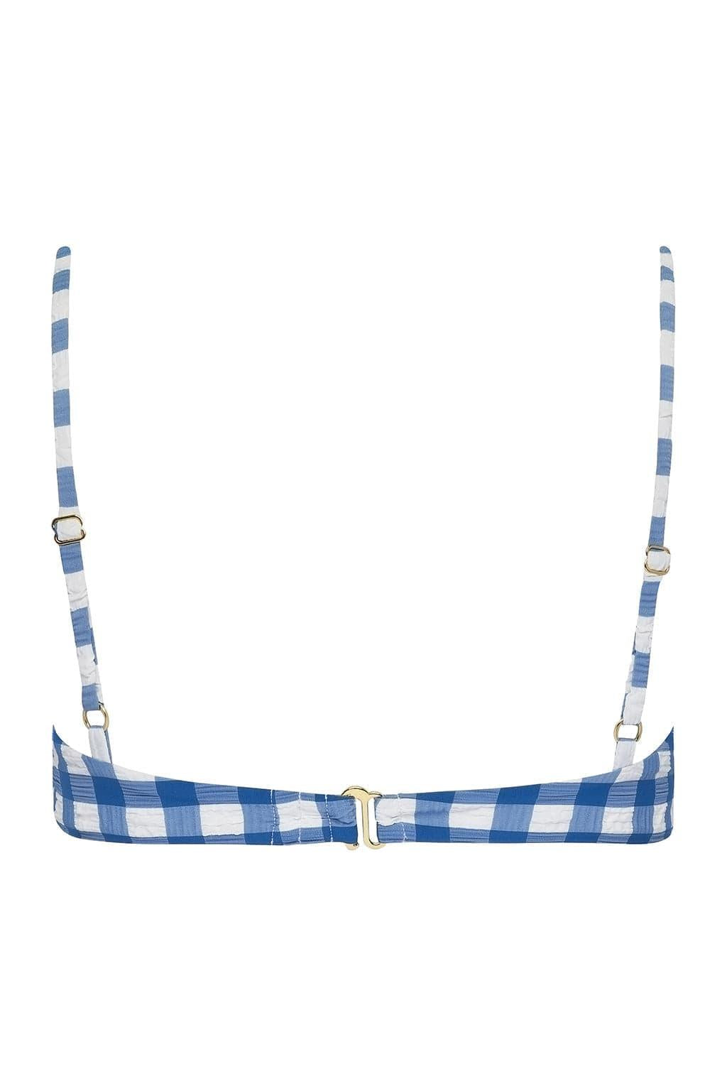 Montce - Blue Gingham Lucy Bikini Top -