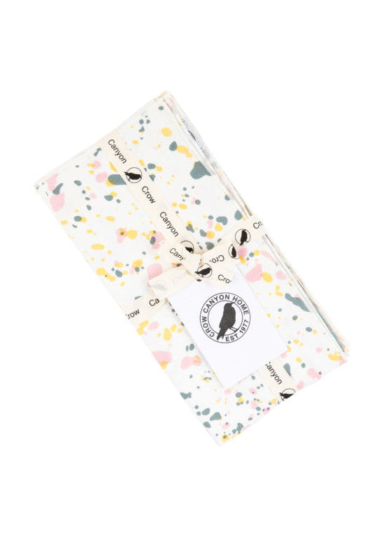 Crow Canyon Home - Catalina Napkins - Pink Sunset, Set of 4 -