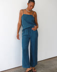 The Drawstring Pant - Teal