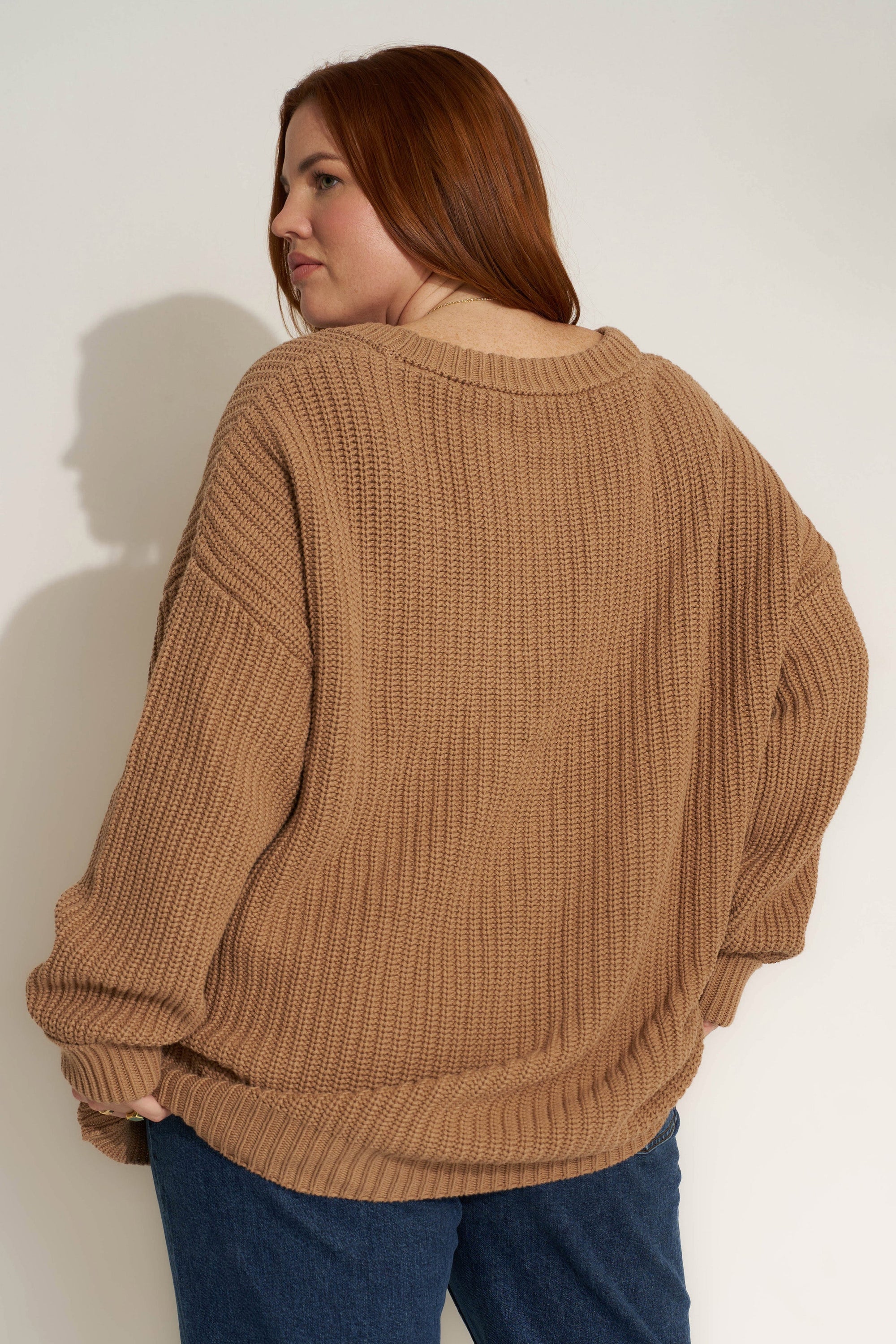 Callahan Knitwear - The Cardigan - Camel -