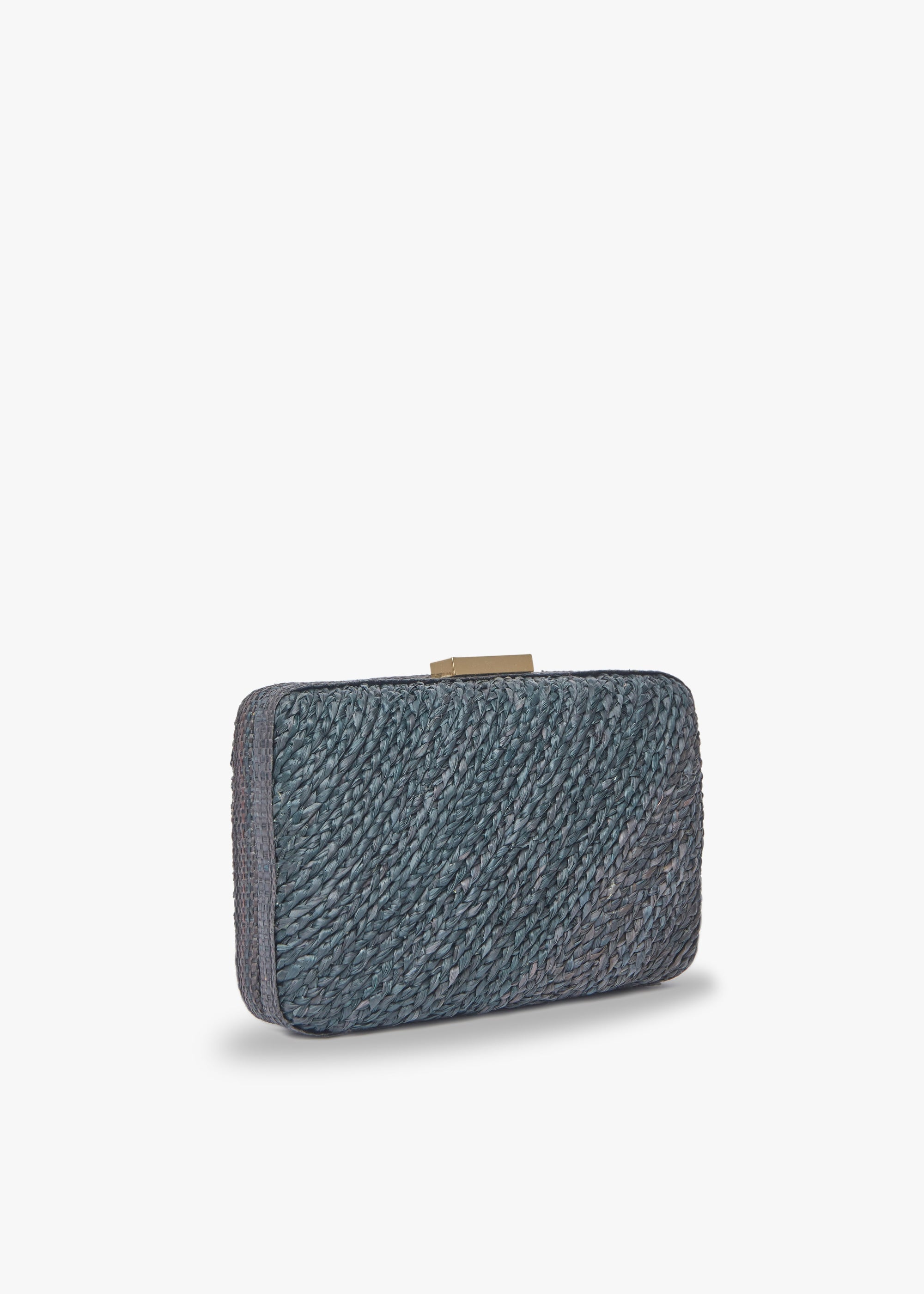 Kayu - Carmen Woven Straw Clutch Bag -