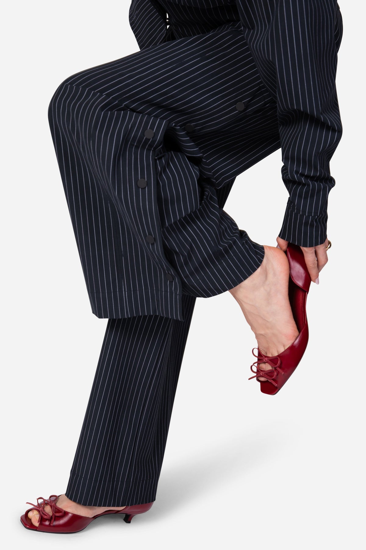 Intentionally Blank - Carol Peep Toe Kitten Heel -