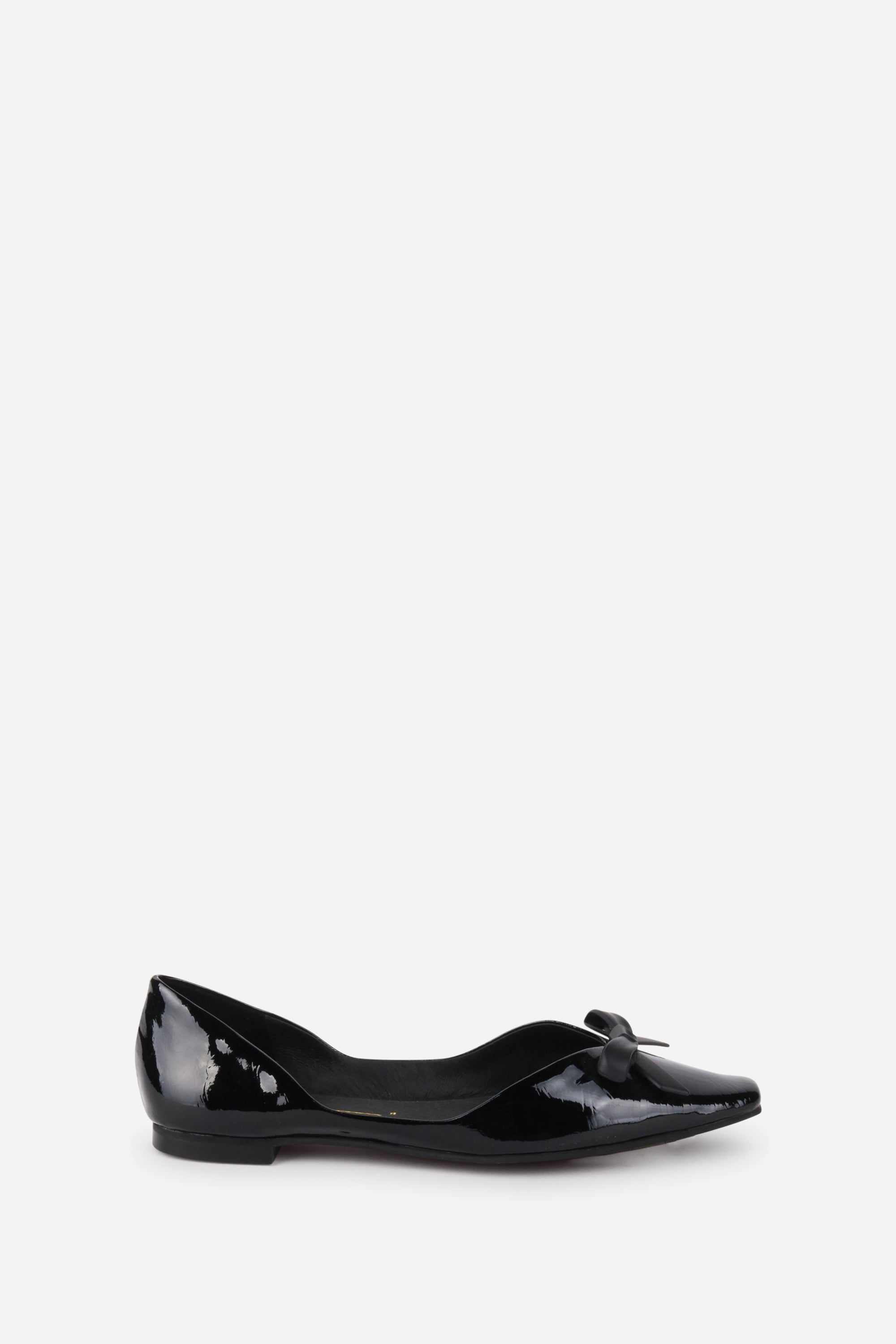 Intentionally Blank - Cecilia Patent Ballet Flat -