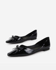 Intentionally Blank - Cecilia Patent Ballet Flat -