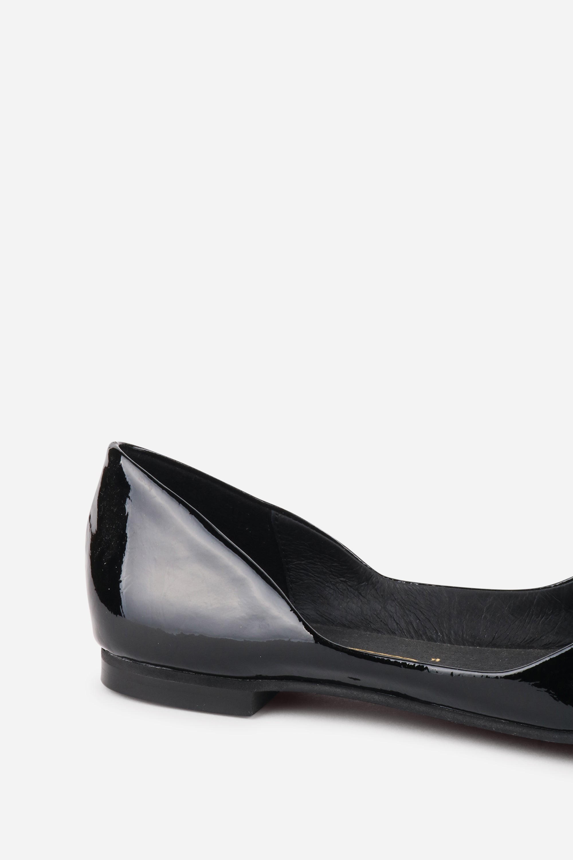 Intentionally Blank - Cecilia Patent Ballet Flat -