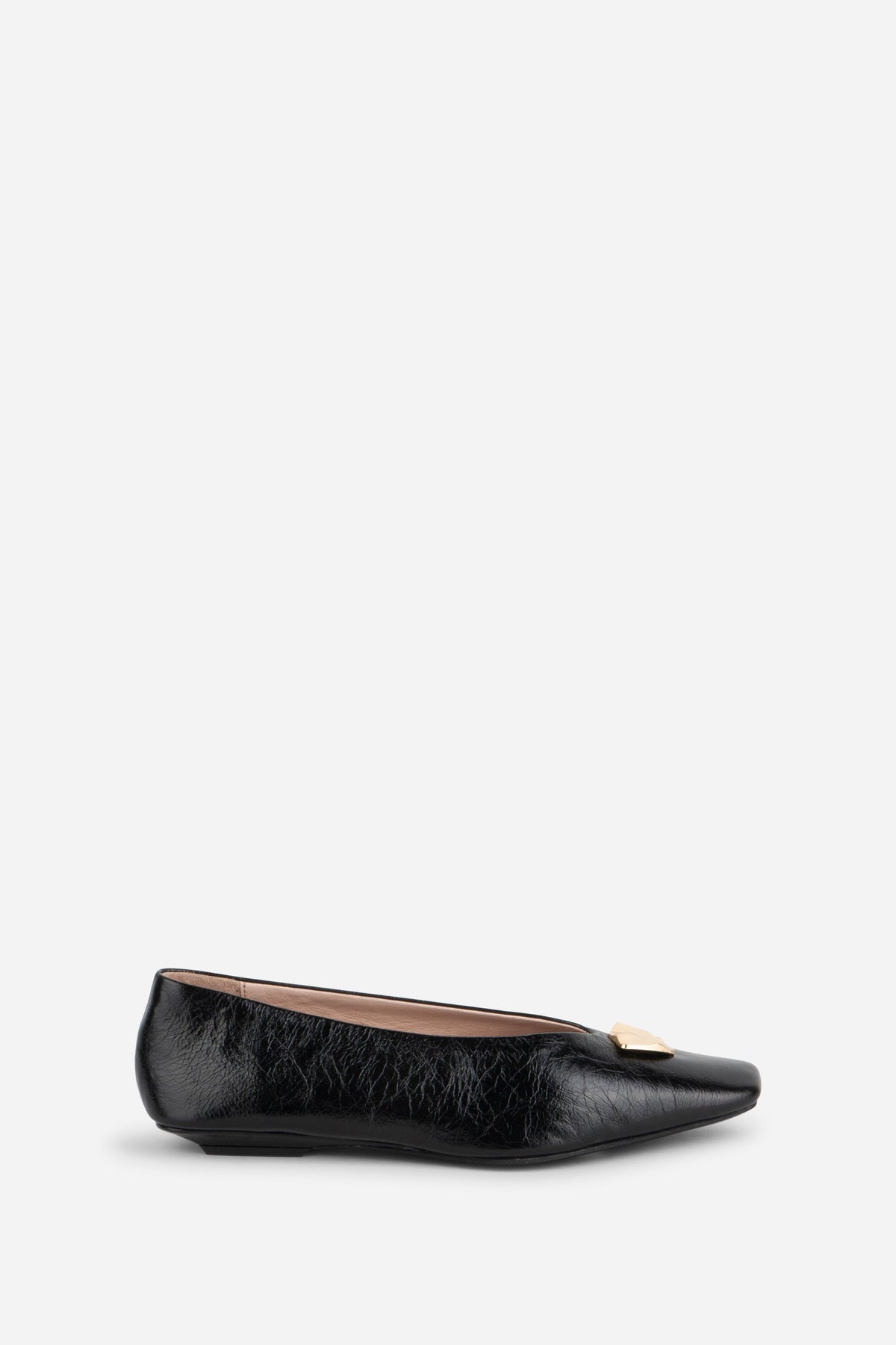 Intentionally Blank - Celda Crinkle Patent Ballet Flat -