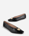 Intentionally Blank - Celda Crinkle Patent Ballet Flat -