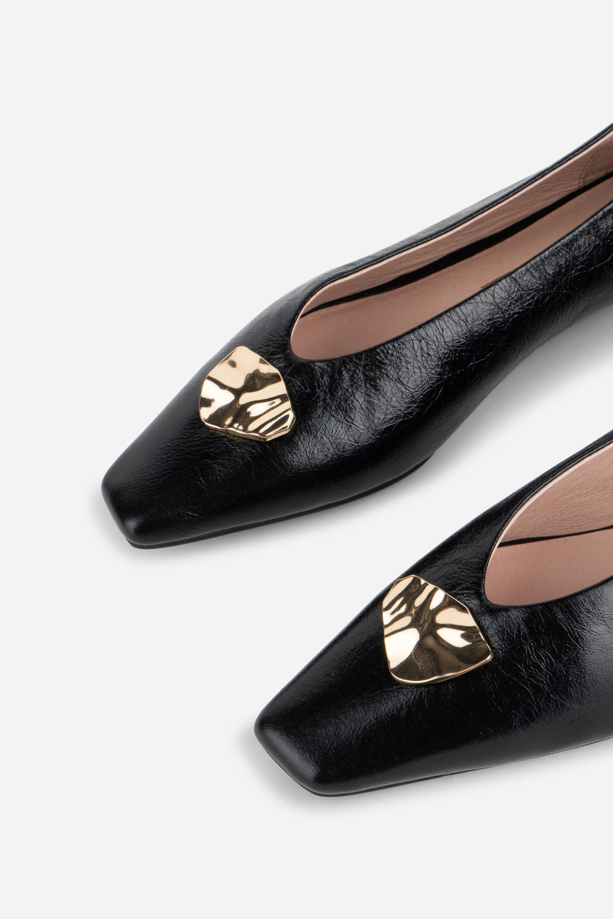 Intentionally Blank - Celda Crinkle Patent Ballet Flat -