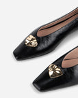 Intentionally Blank - Celda Crinkle Patent Ballet Flat -