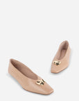 Intentionally Blank - Celda Crinkle Patent Ballet Flat -