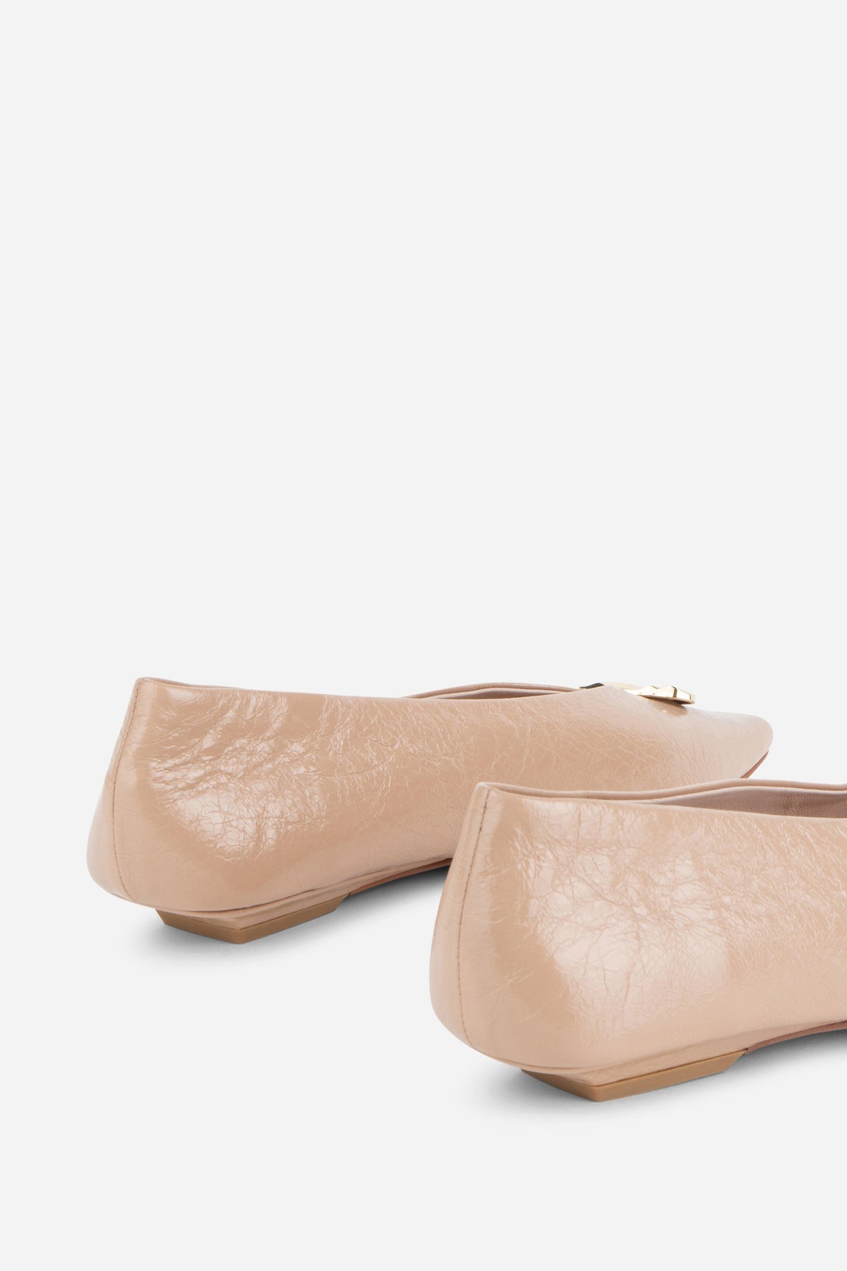 Intentionally Blank - Celda Crinkle Patent Ballet Flat -