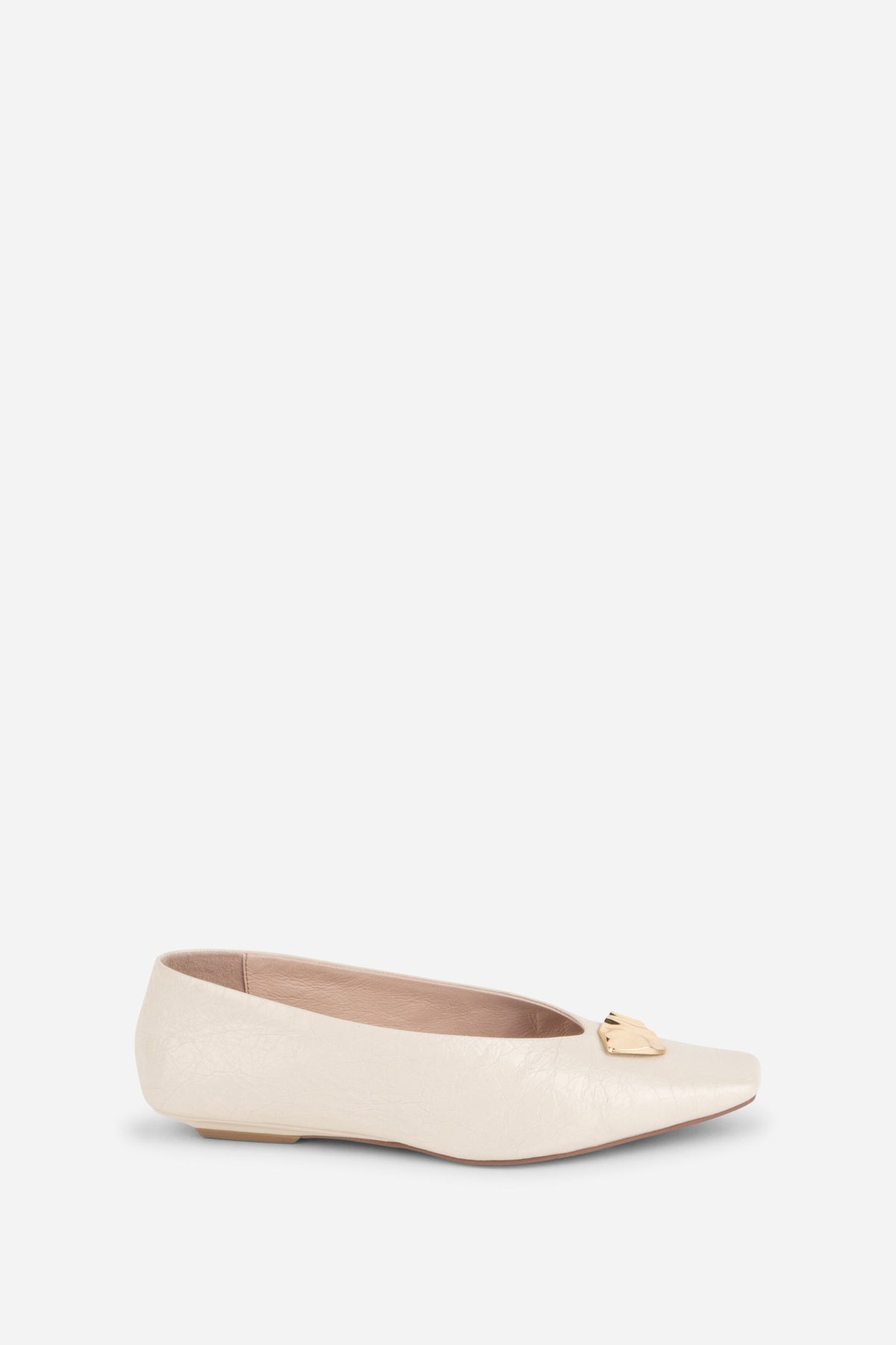 Intentionally Blank - Celda Crinkle Patent Ballet Flat -