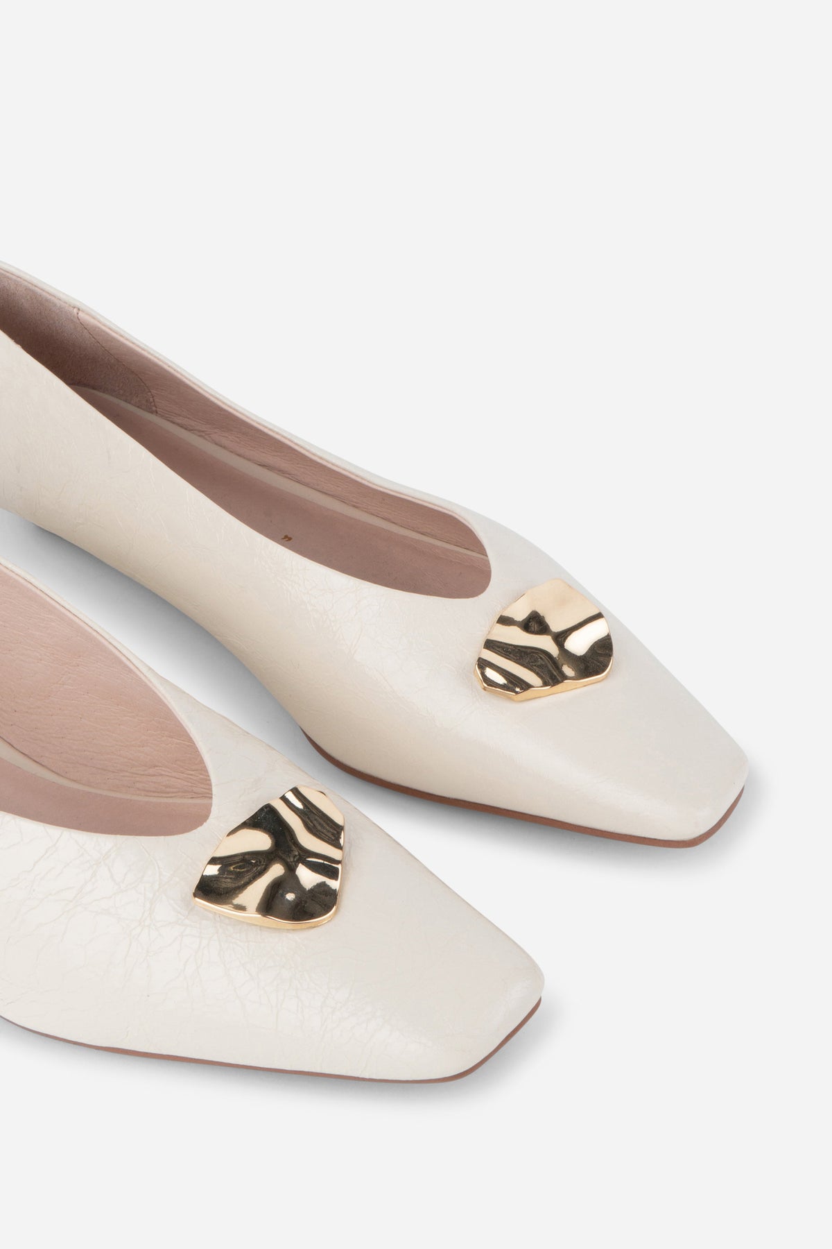 Intentionally Blank - Celda Crinkle Patent Ballet Flat -