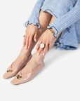 Intentionally Blank - Celda Crinkle Patent Ballet Flat -