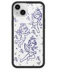 Wildflower Cherubs iPhone 14 Plus Case