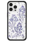 Wildflower Cherubs iPhone 15 Pro Max Case