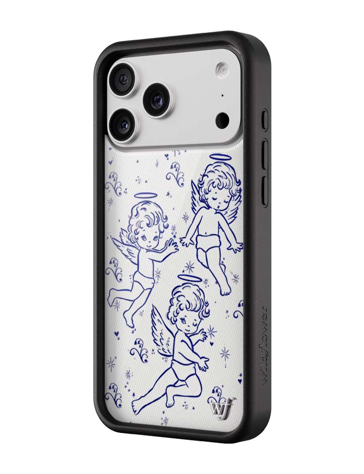Wildflower Cherubs iPhone 17 Pro Max Case