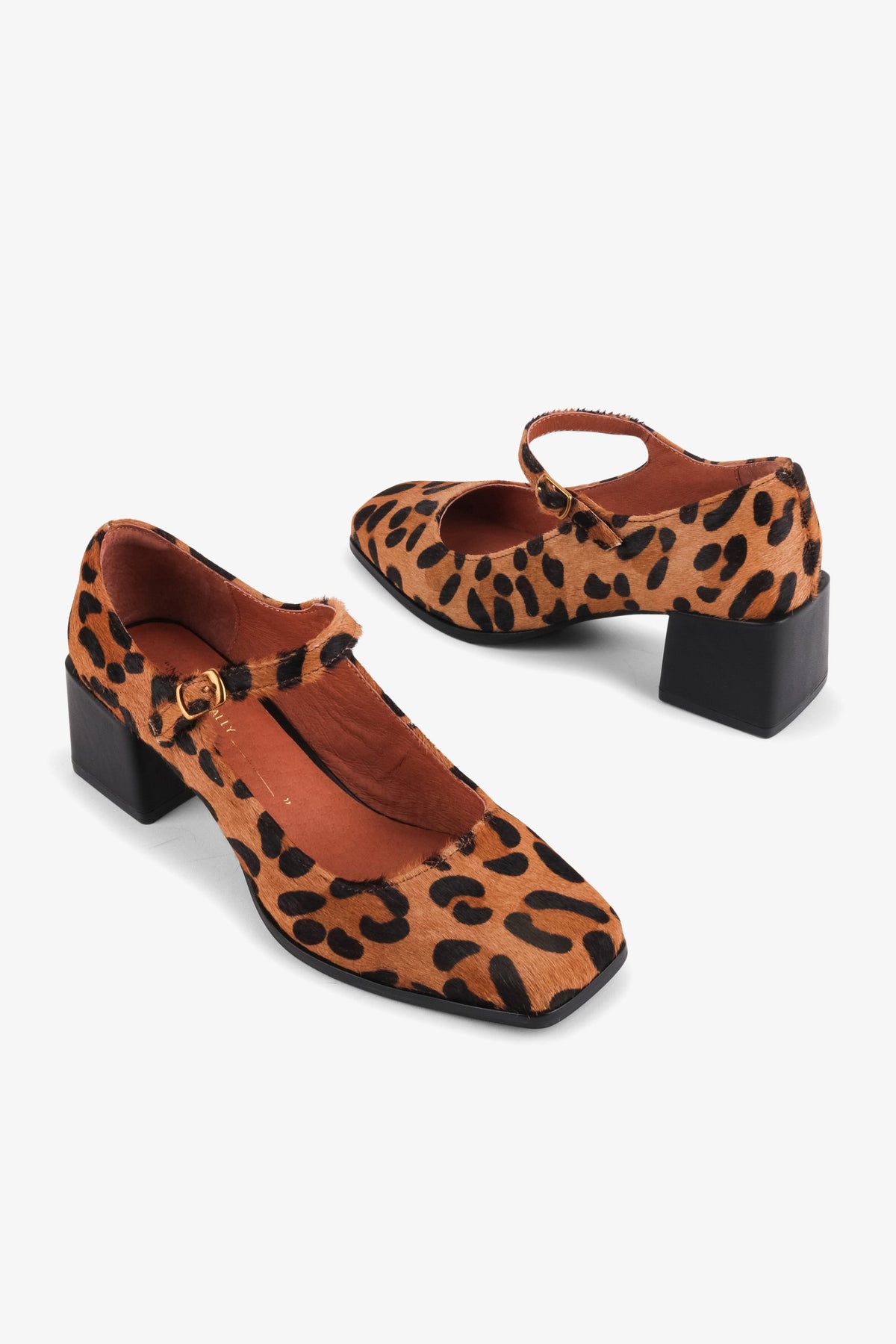 Intentionally Blank - Christopher Calf Hair Mary Jane Heel -