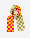 Verloop - Checkerboard Knit Mini Scarf -