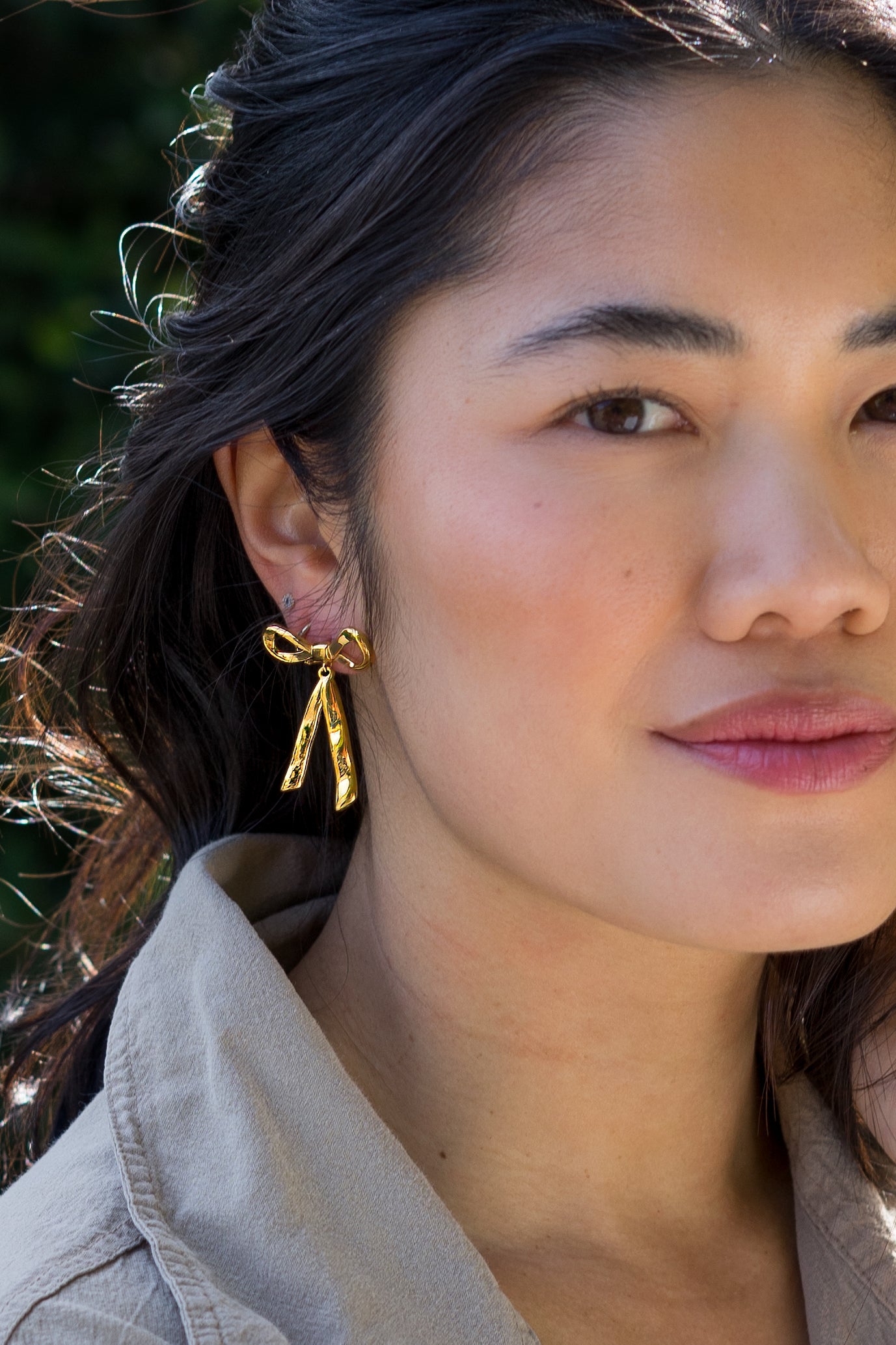 Peter + June - Clara Bow Earrings - Gold -