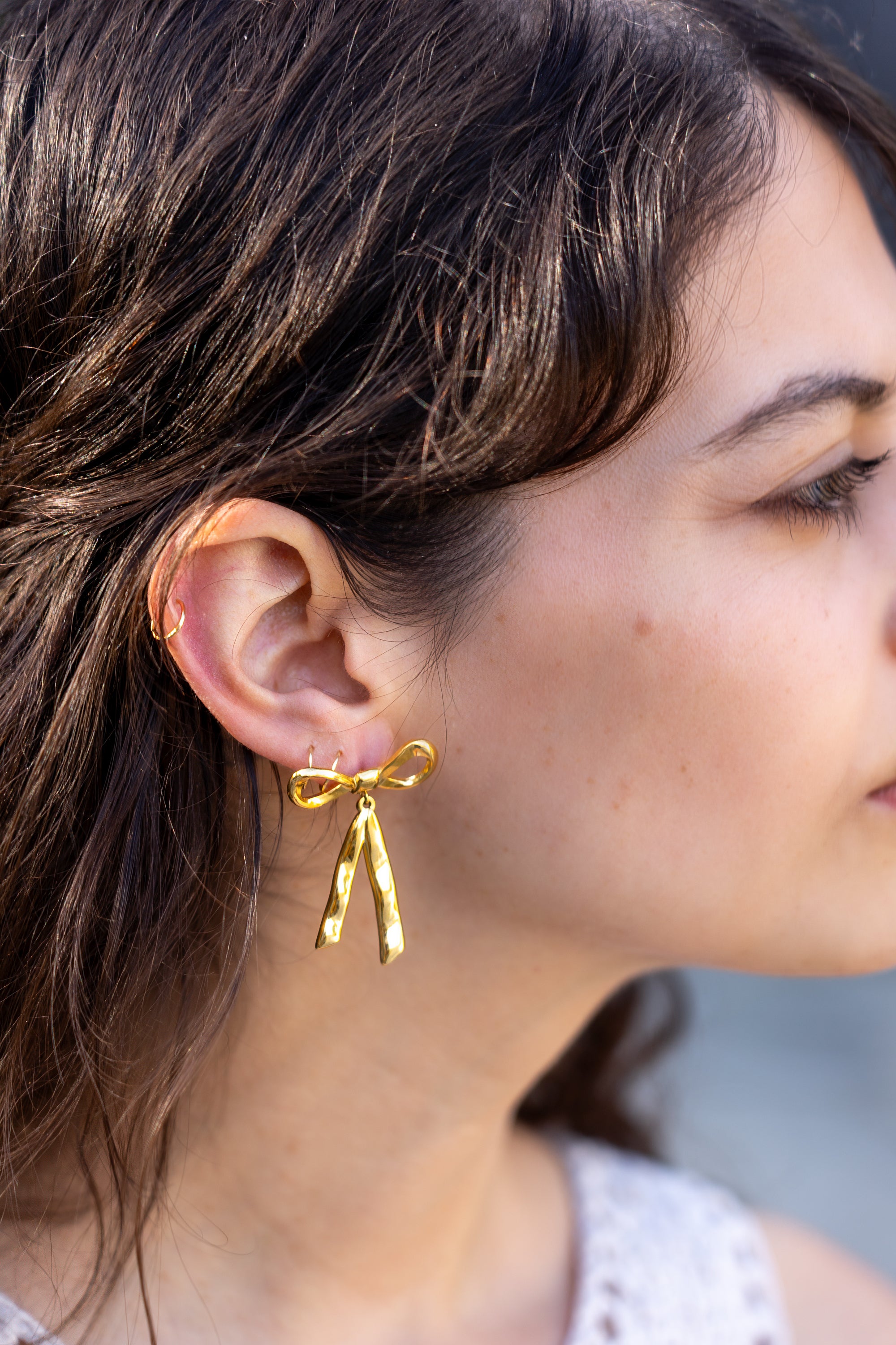 Peter + June - Clara Bow Earrings - Gold -