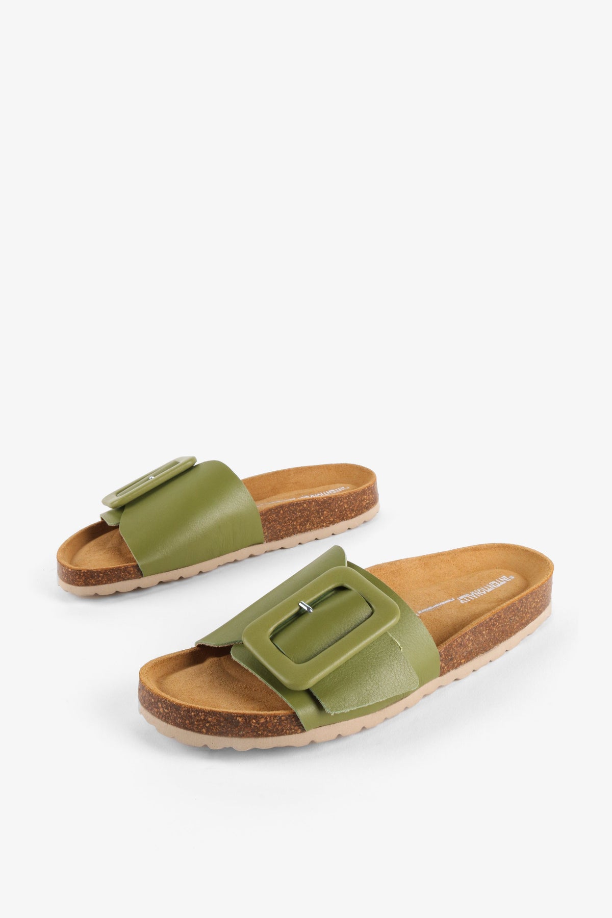 Intentionally Blank - Clarice Sandal - AVOCADO LEATHER