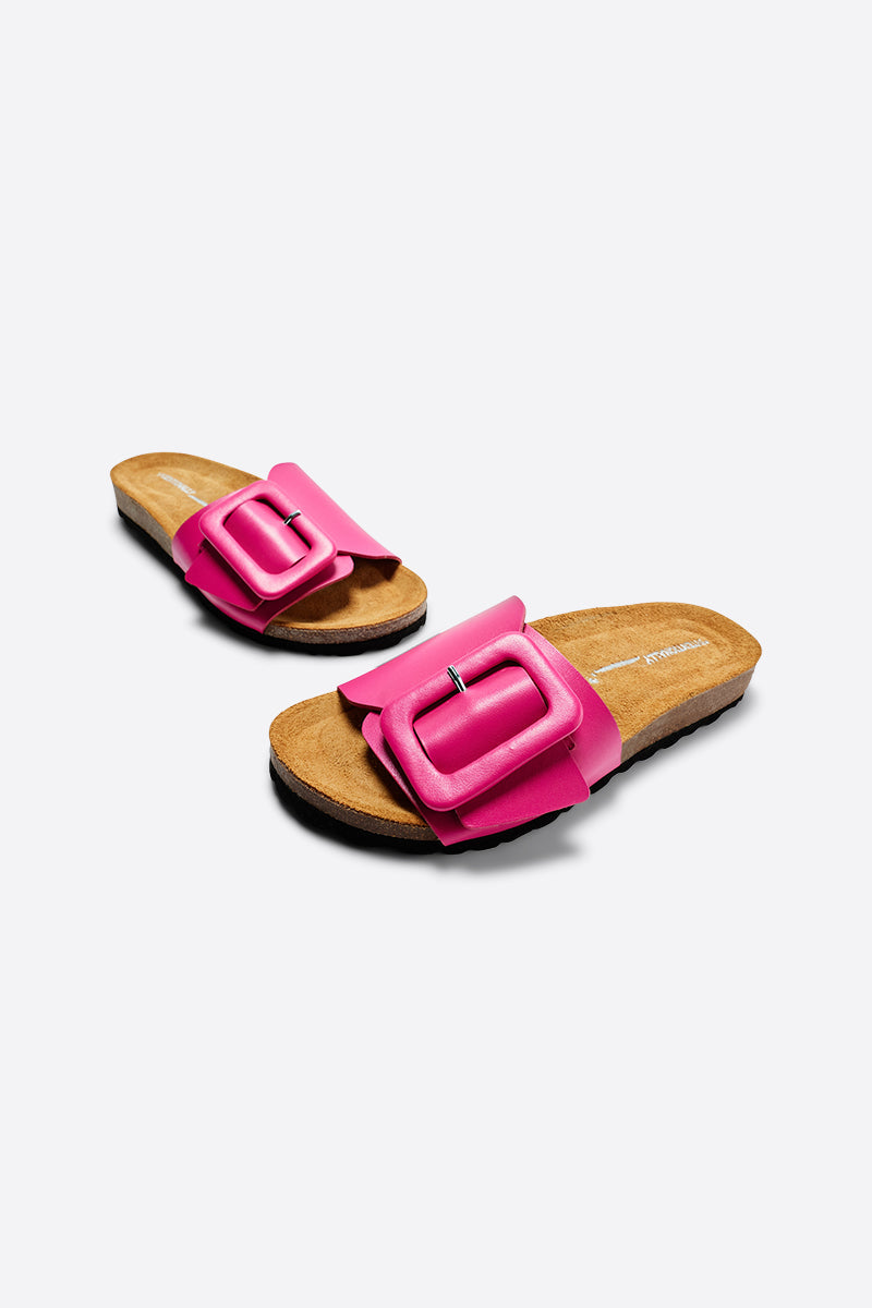 Intentionally Blank - Clarice Sandal - FLAMINGO LEATHER