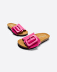 Intentionally Blank - Clarice Sandal - FLAMINGO LEATHER