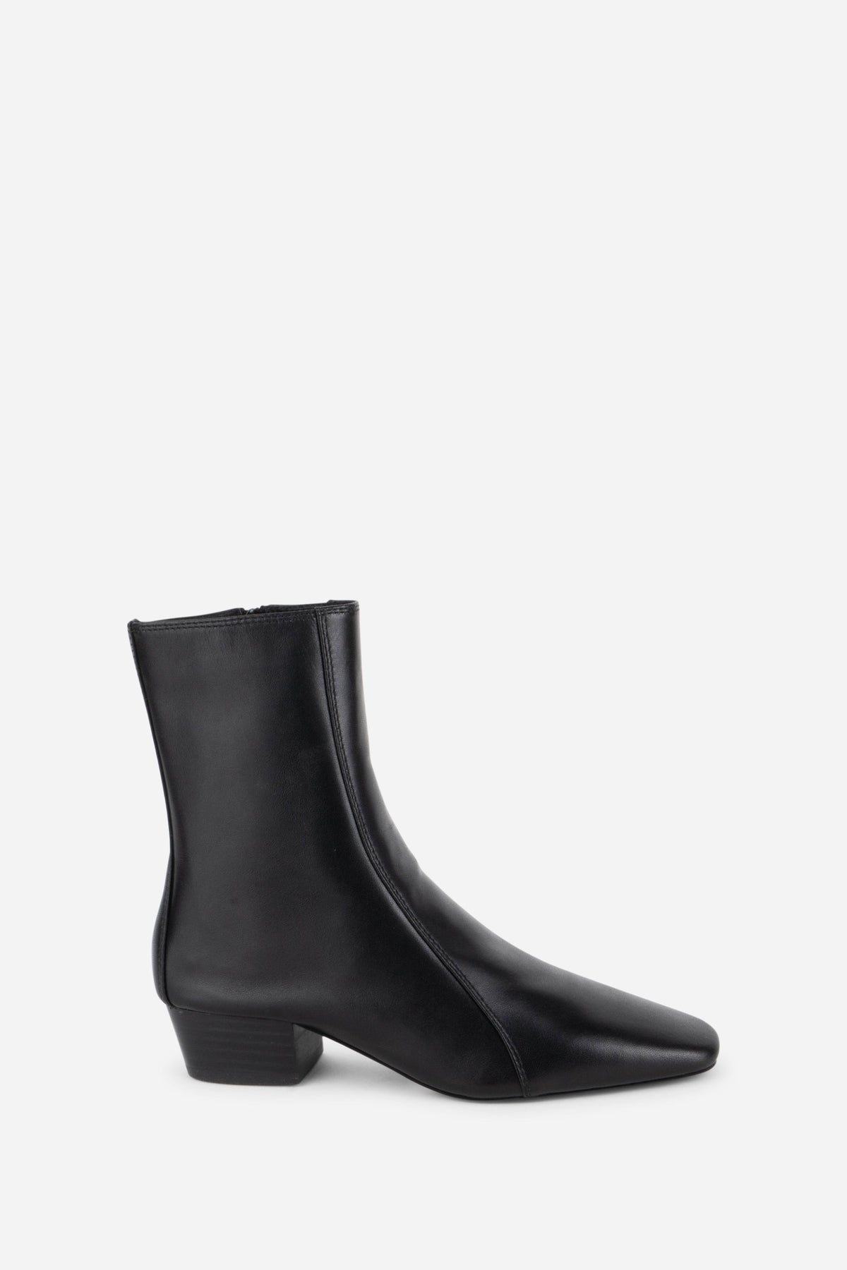 Intentionally Blank - Combo Stretch Leather Ankle Boot -