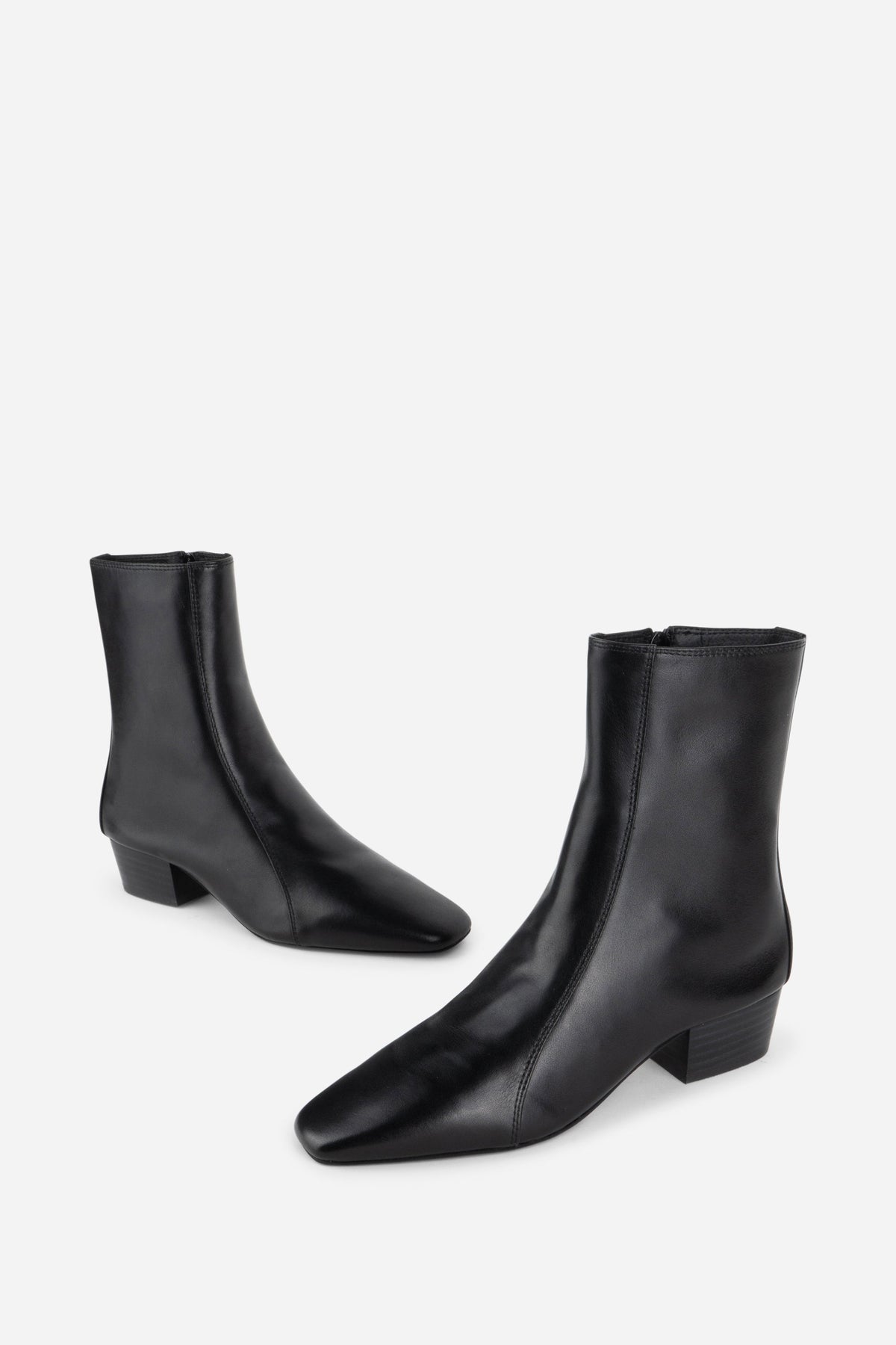 Intentionally Blank - Combo Stretch Leather Ankle Boot -