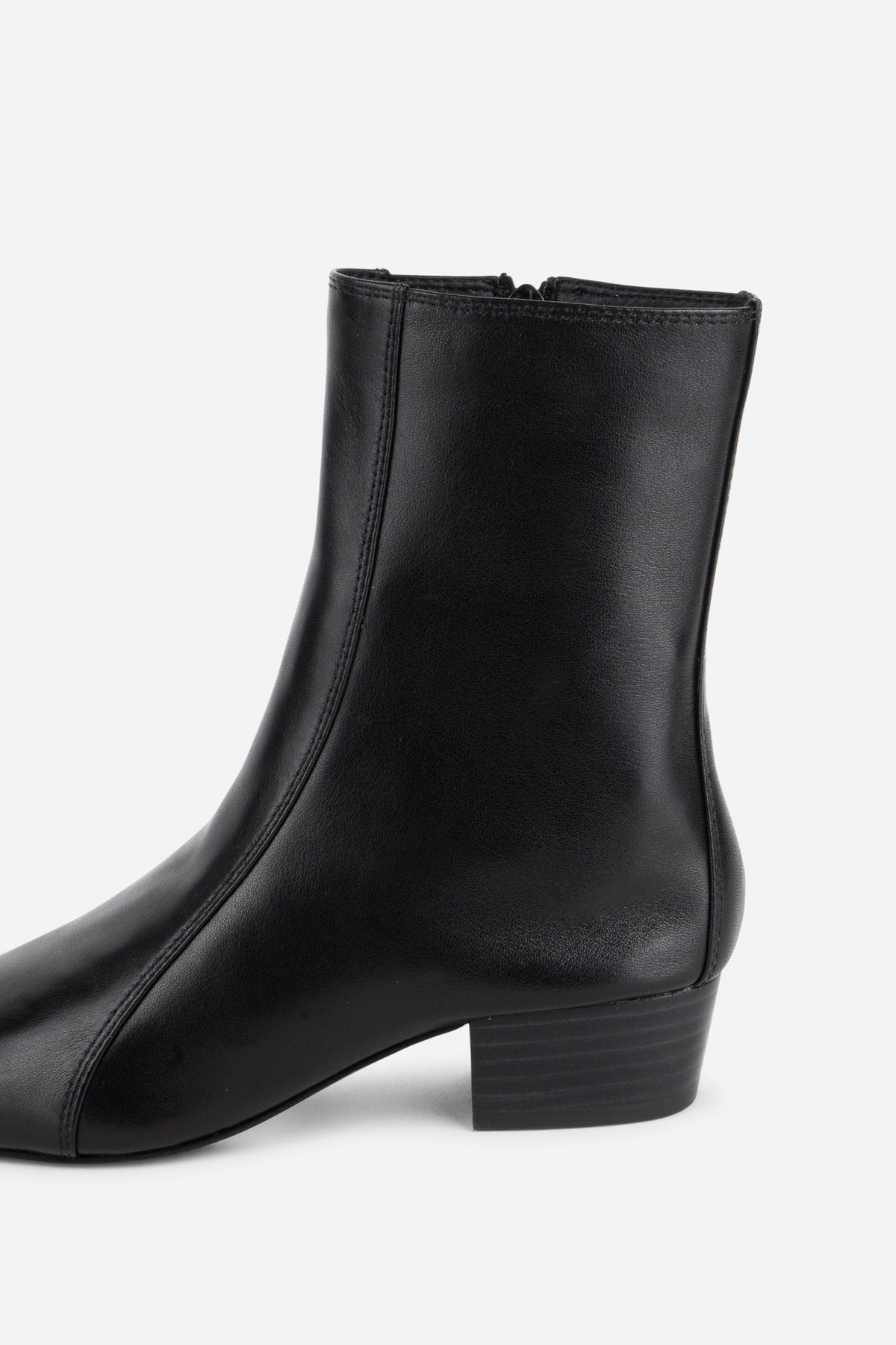 Intentionally Blank - Combo Stretch Leather Ankle Boot -