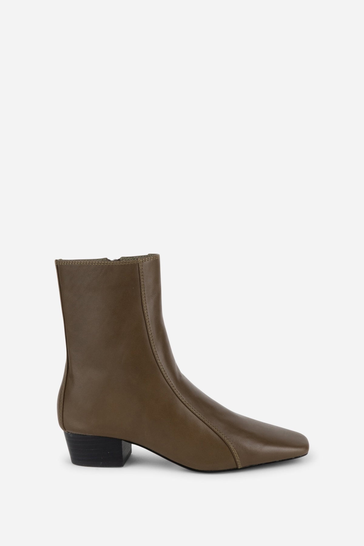 Intentionally Blank - Combo Stretch Leather Ankle Boot -