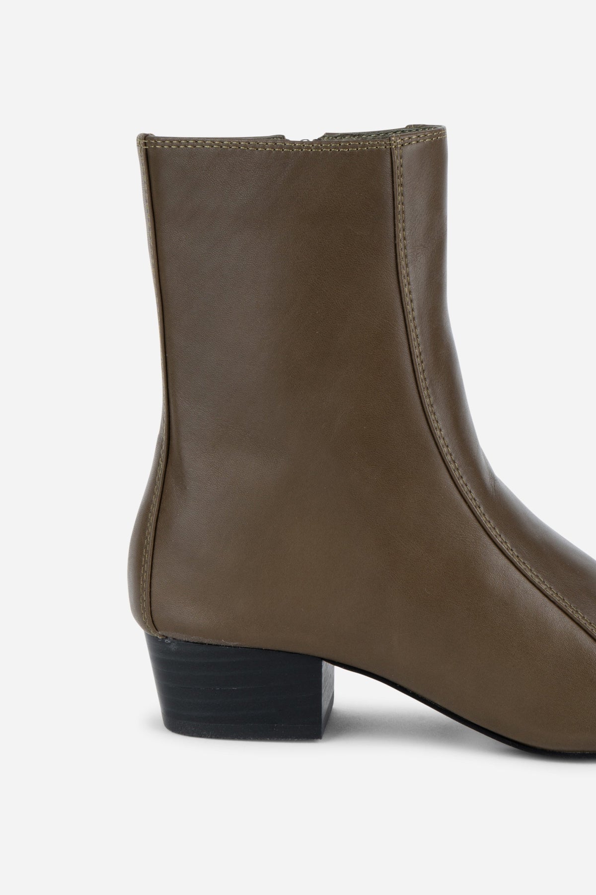 Intentionally Blank - Combo Stretch Leather Ankle Boot -