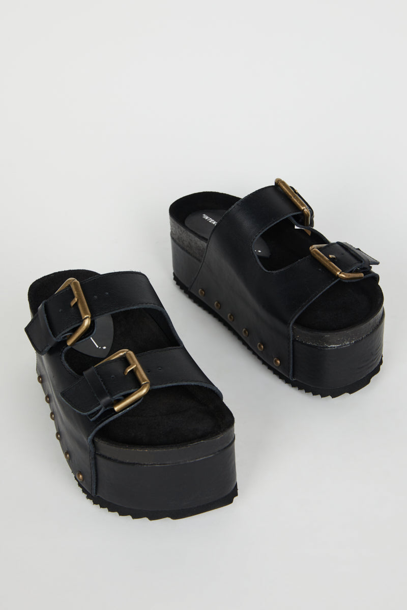 Intentionally Blank - Cooper-2 Leather Platform Sandal -