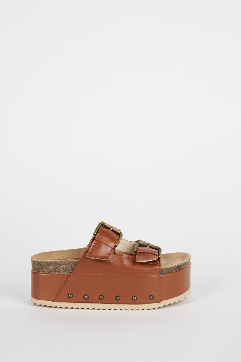 Intentionally Blank - Cooper-2 Leather Platform Sandal -