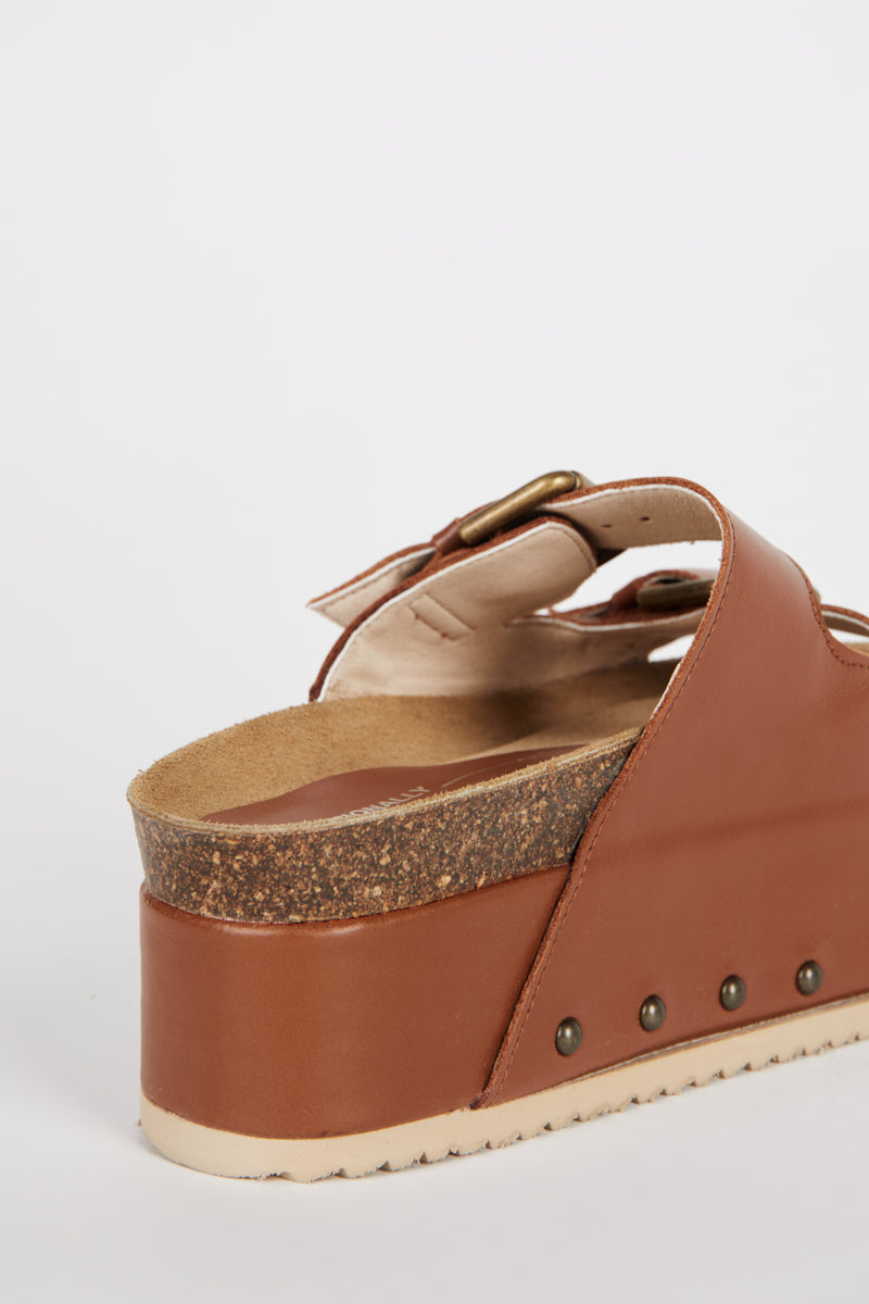 Intentionally Blank - Cooper-2 Leather Platform Sandal -