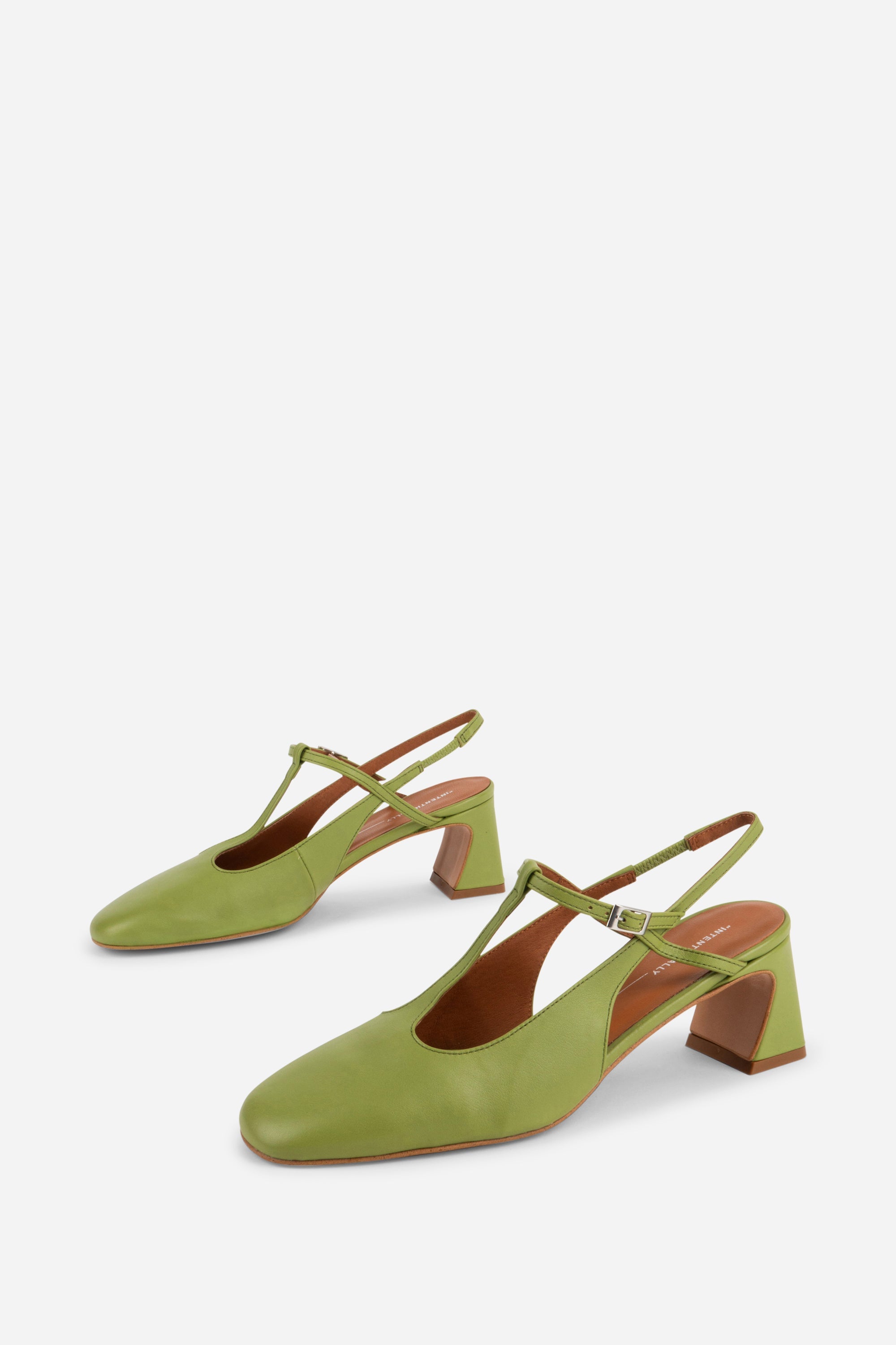 Intentionally Blank - Cosette Slingback Heel - OLIVE