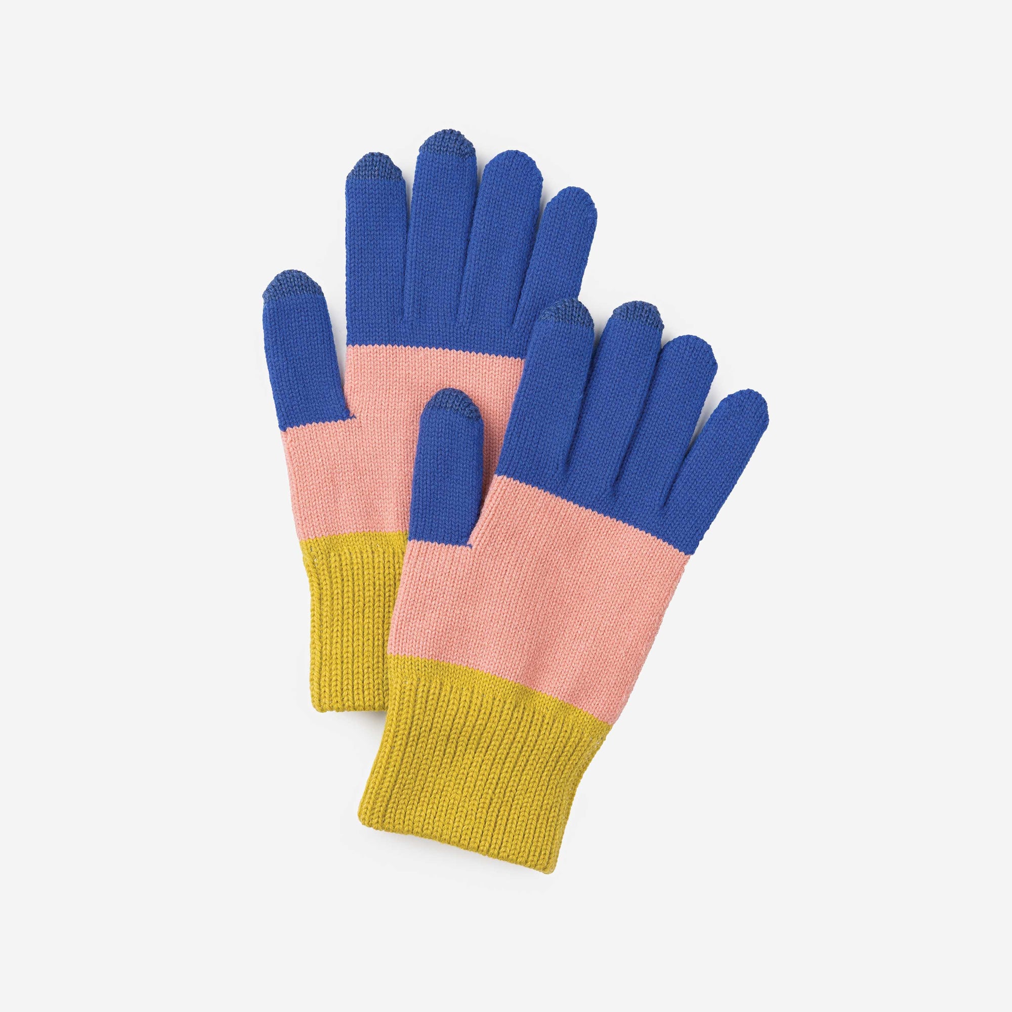 Verloop - Trio Colorblock Knit Touchscreen Gloves -