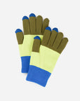 Verloop - Trio Colorblock Knit Touchscreen Gloves -