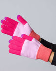 Verloop - Trio Colorblock Knit Touchscreen Gloves -
