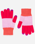 Verloop - Trio Colorblock Knit Touchscreen Gloves -