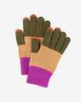 Verloop - Trio Colorblock Knit Touchscreen Gloves -