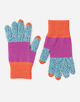 Verloop - Trio Colorblock Knit Touchscreen Gloves -