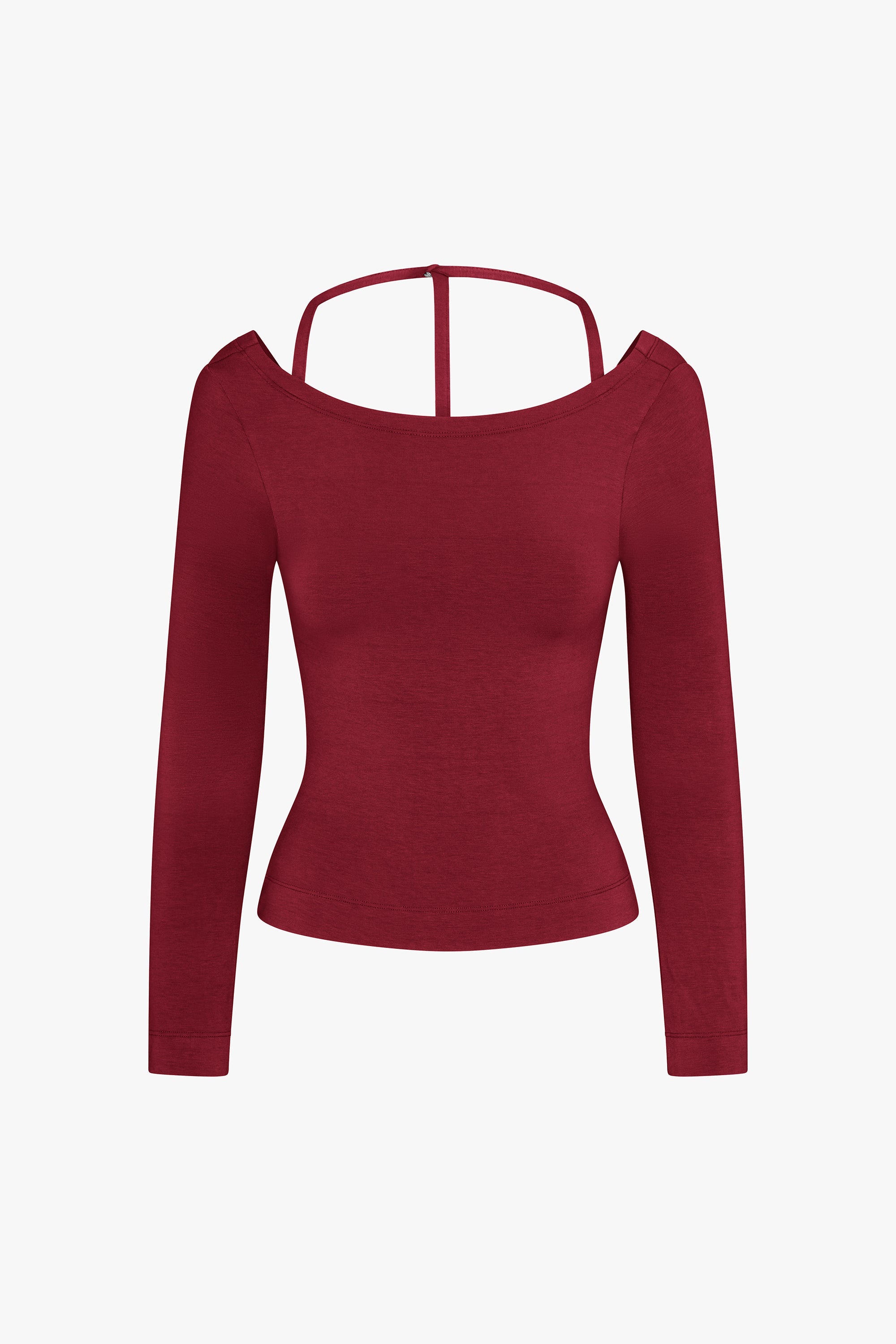 Rat Boi - Cowl Back Long Sleeve - Bordeaux - 3X