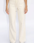 Wildflo Studio - Wide Leg Lounge Pants Cream -