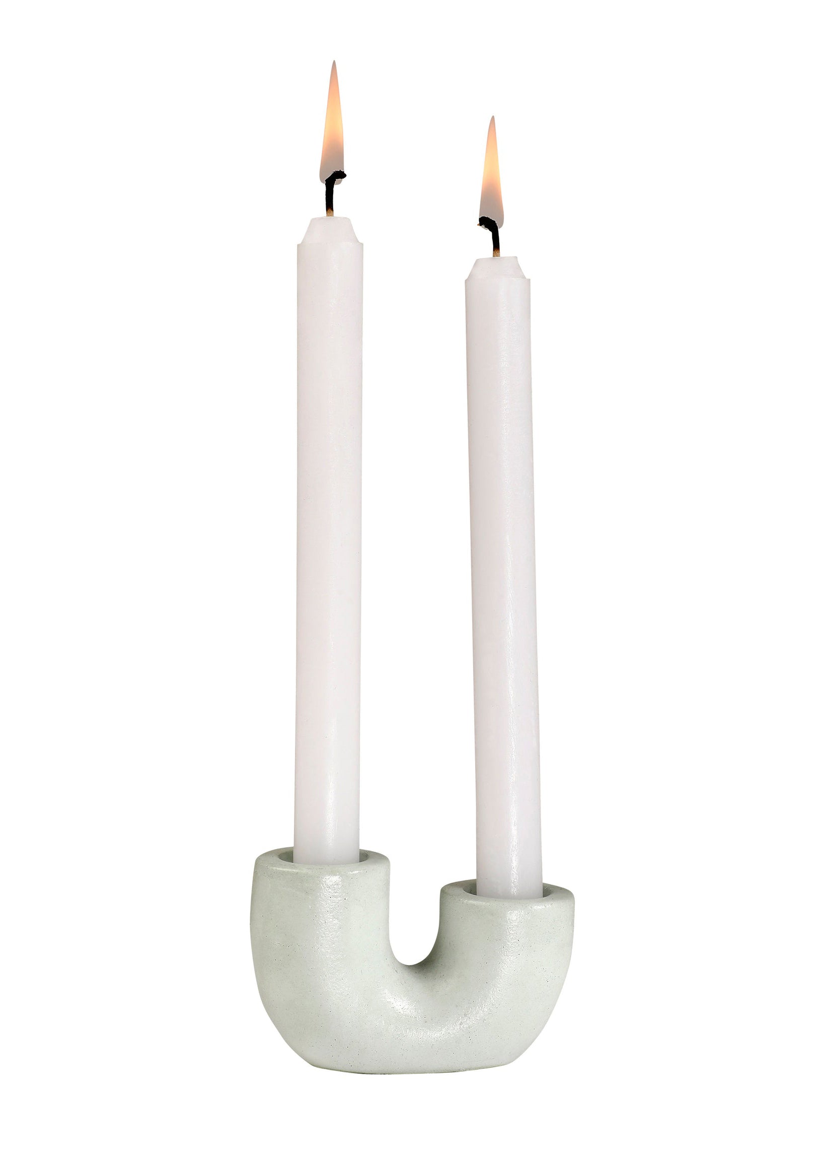 Casa Amarosa - Nordic U Shaped Candle Holder - Light Green -